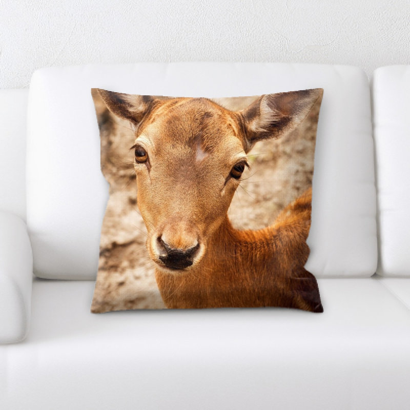 Microsuede Throw Pillow