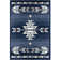 Tapis bleu / gris Annifer