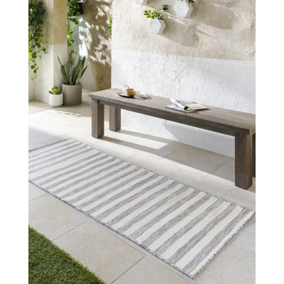Orman Striped Indoor / Outdoor Rug