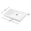 Kubista 23.62'' L Bathroom Sink-51961255