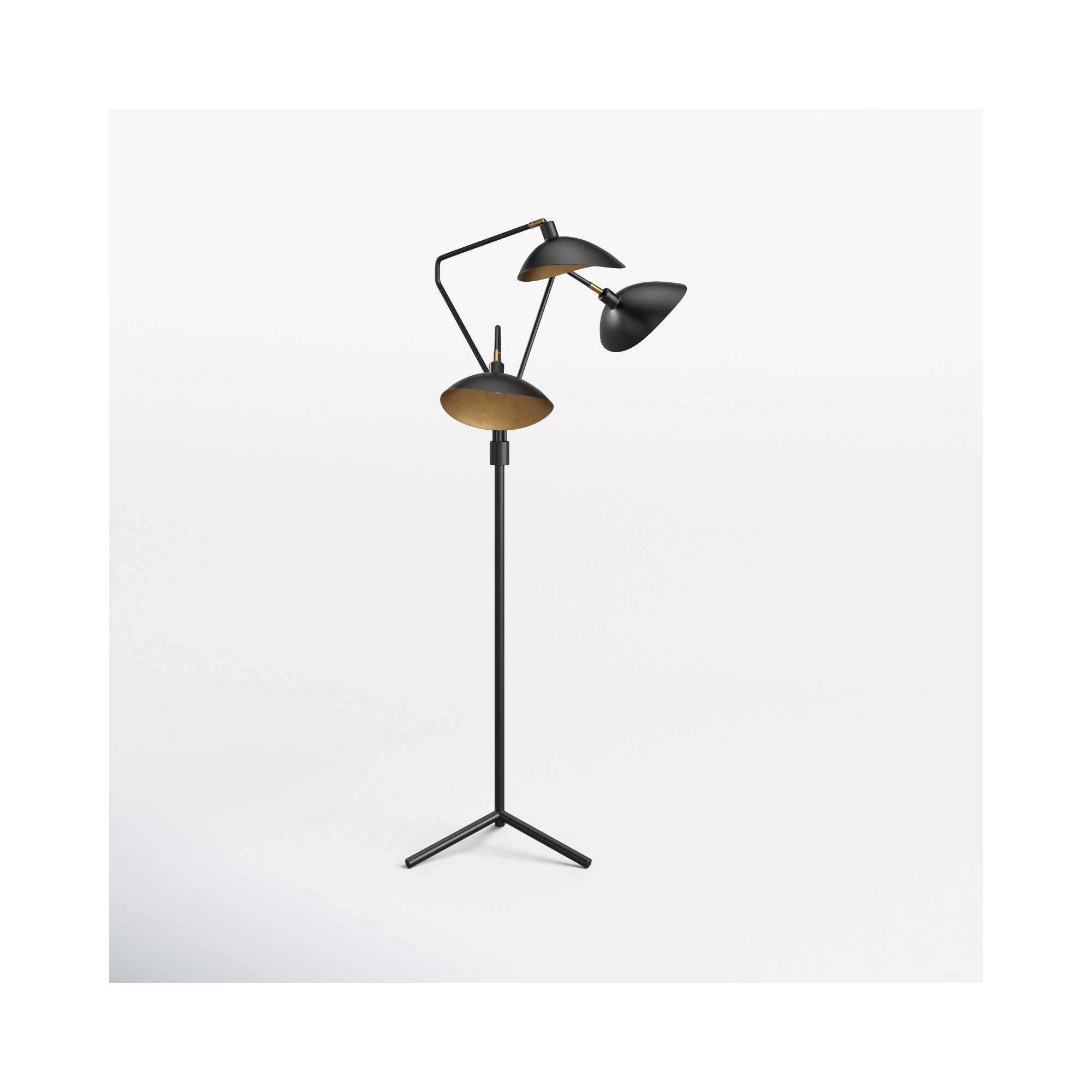 Hopson 69.5'' Floor Lamp, Black