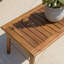 Garden Furniture Set 4 Seaters In Oiled Acacia
