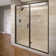 Armon 57'' - 58'' W x 68.63'' H Pivot Framed Shower Door with Clear Glass