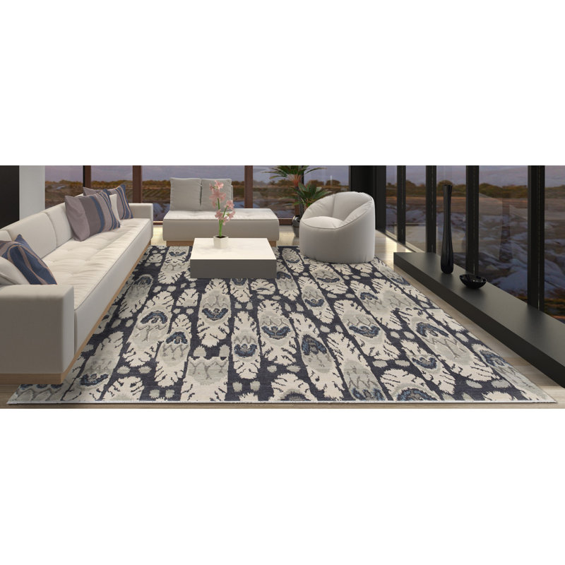 Ikatville Wool Ikat Area Rug