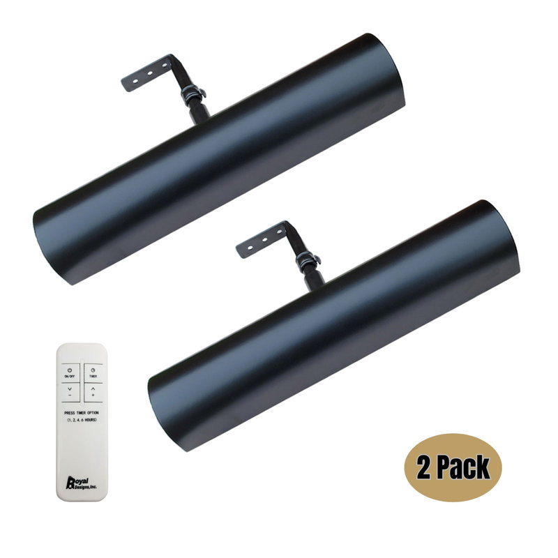 12.75'' Dimmable LED Wall Mounted Picture Light with Remote, Black