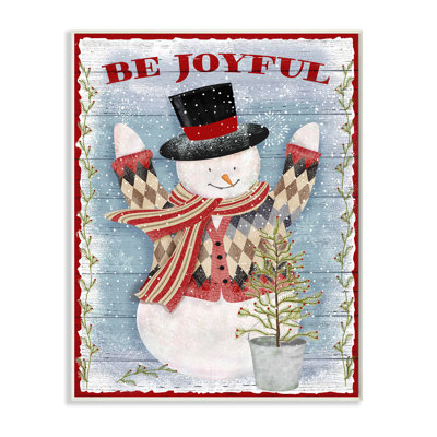 Arbre de Noël neige d’hiver par Beth Albert-impression d’art graphique