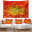 Fleur gerbera florale en polyester brig tapisserie avec accessoires suspendus inclus-28490591