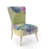 Abstract Green Polyester Blend 4 selected