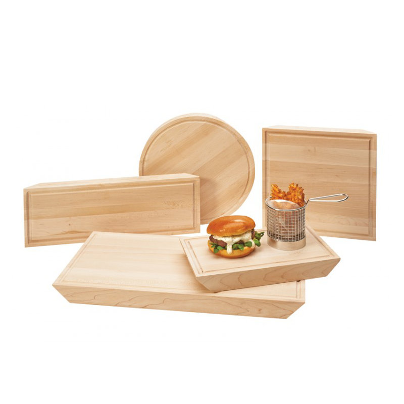 Cal-Mil 2-Piece Maple Wood Cutting Board Set, 1.5" H x 12" W x 7" D