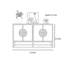Nouvelle armoire d'appoint de style chinois sur pied