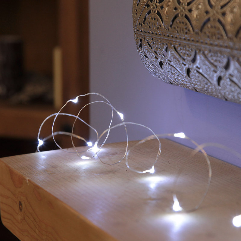 Fairford 515cm LED Battery Powered 50 - Bulb Fairy String Light