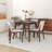 4 - Person Solid Wood Top Four Leg Dining Set-88310255