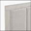 Lit plateforme double contemporain en chêne blanc et gris avec tête de lit et pied de lit rembourrés Contemporary-1002562267