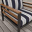 Ensemble de chaise longue d'extérieur et repose-pieds avec coussins Sunbrella-145404875