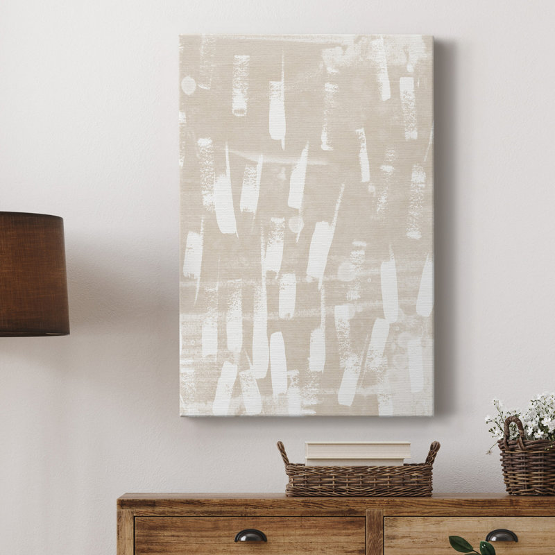 Terre gravée sur toile IV - Toile tendue avec châssis de qualité supérieure, H 60 po x l 40 po x P 1 po
