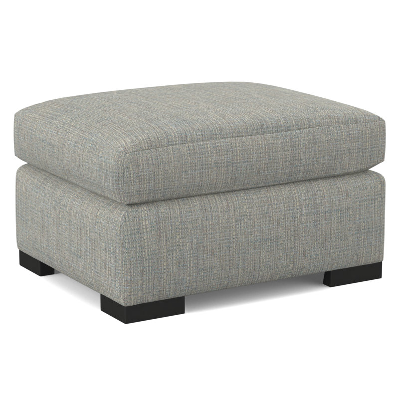 Square Ottoman, 61689-88, Black