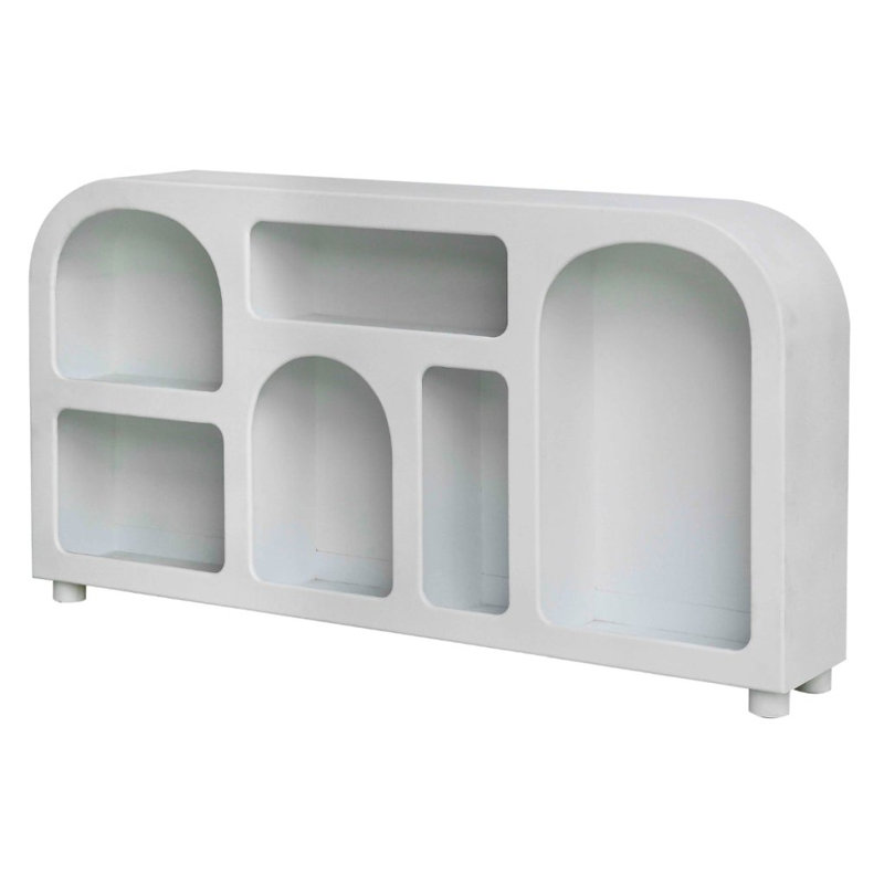 Abode Wooden White Console Table