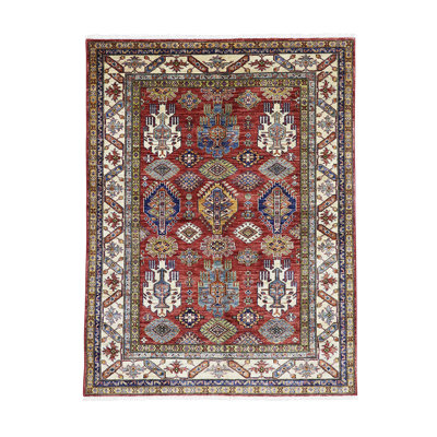 Scarlet Red Super Kazak 4'11" x 6'6"