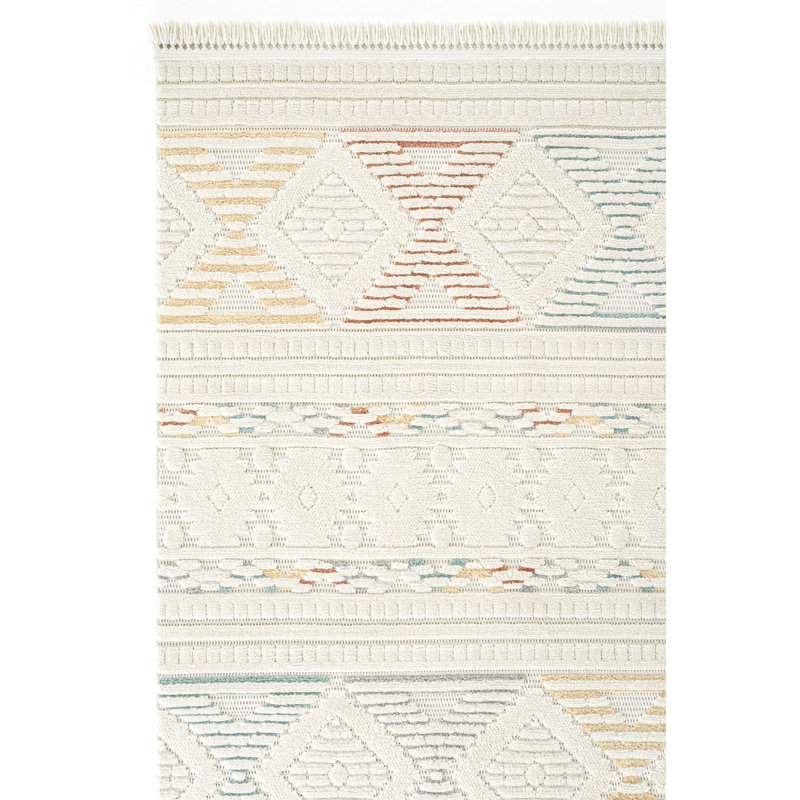 Adalgiso Machine Made Indoor / Outdoor Area Rug, Rectangle 5'3" x 9'10"