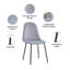Chaise d'appoint en velours Adryel-226952690-226952691