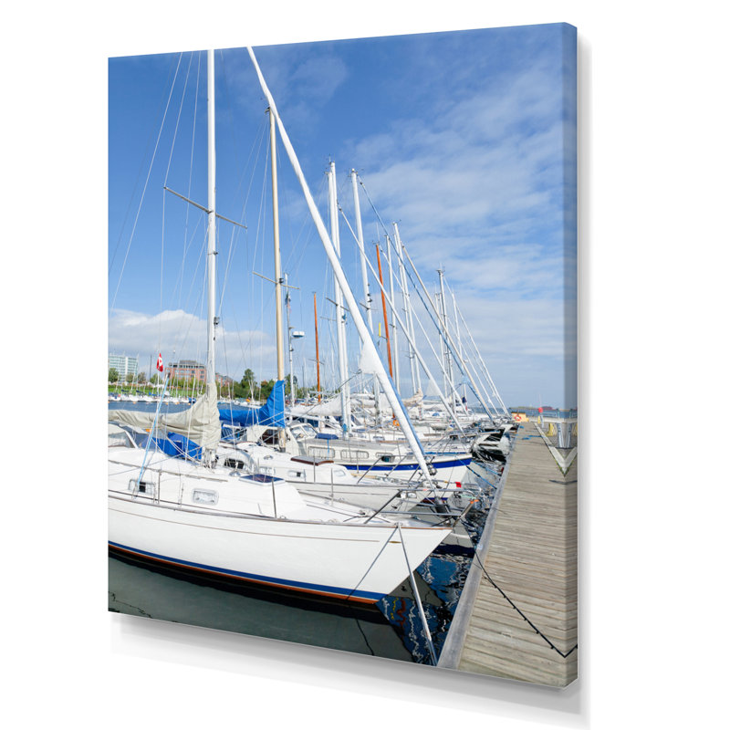 Voilier, photo IV sur toile, H 20 po x l 12 po x P 1 po, Toile tendue