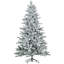 Arbre de Noël artificiel enneigé 6 pi avec 994 pointes, support en métal pliable, assemblage facile, arbre de Noël articulé pour la maison, le bureau, les Fêtes-475231098