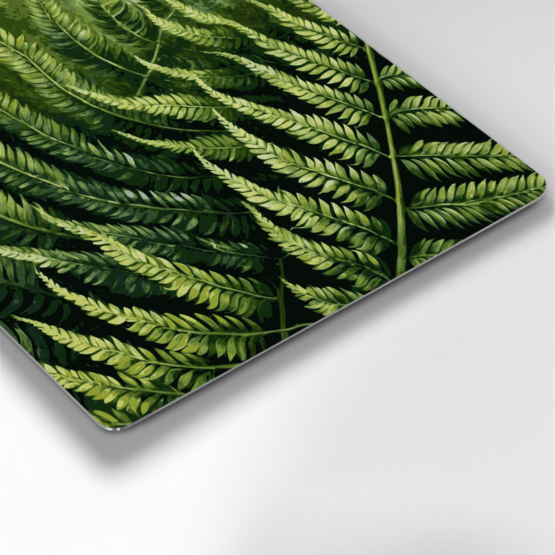 Art mural en métal Botanical Christmas Fern