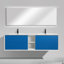 Kiskimere Coiffeuse bleue et blanche