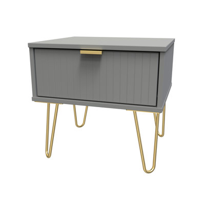 Baudelia 45cm W Manufactured Wood Bedside Table