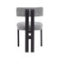 Chaises de salle à manger rembourrées sans accoudoirs avec pieds en métal (ensemble de 2)-879062647-879062641