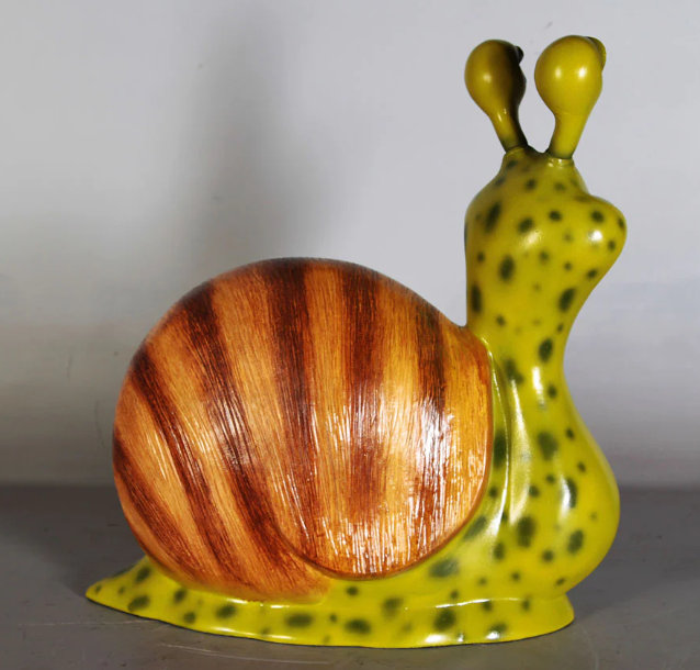 Rosalind Wheeler Byerley Comic Female Snail Over Sized Statue | Wayfair