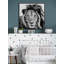 Mighty Lion 1 Piece Floater Frame Painting on Canvas-972246907