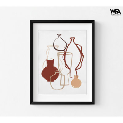 Open Air Market III By Marrakech, Pottery Studio Decor, Minimalist Line Art Wall Art, Pottery Wall Decor, Dining Room Wall Art
