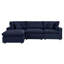 Canapé modulaire d'extérieur 4 pièces Commix par Modway-1177273407