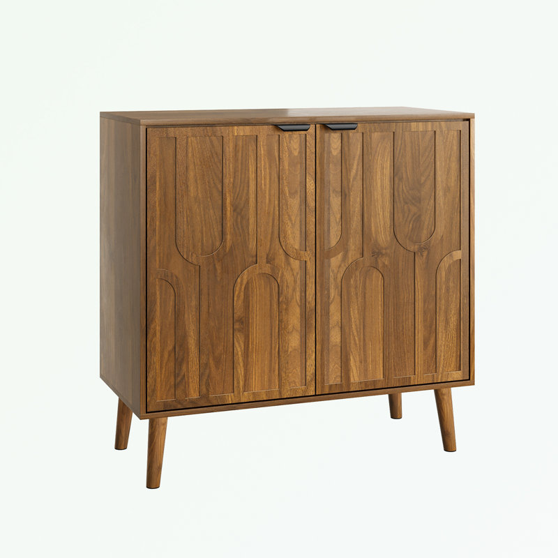 Armoire avec 2 portes et pieds robustes