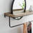 Metal Flat Mirror with Shelves-1727019371
