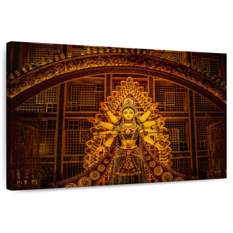 Javetta Durga dans un Pandal