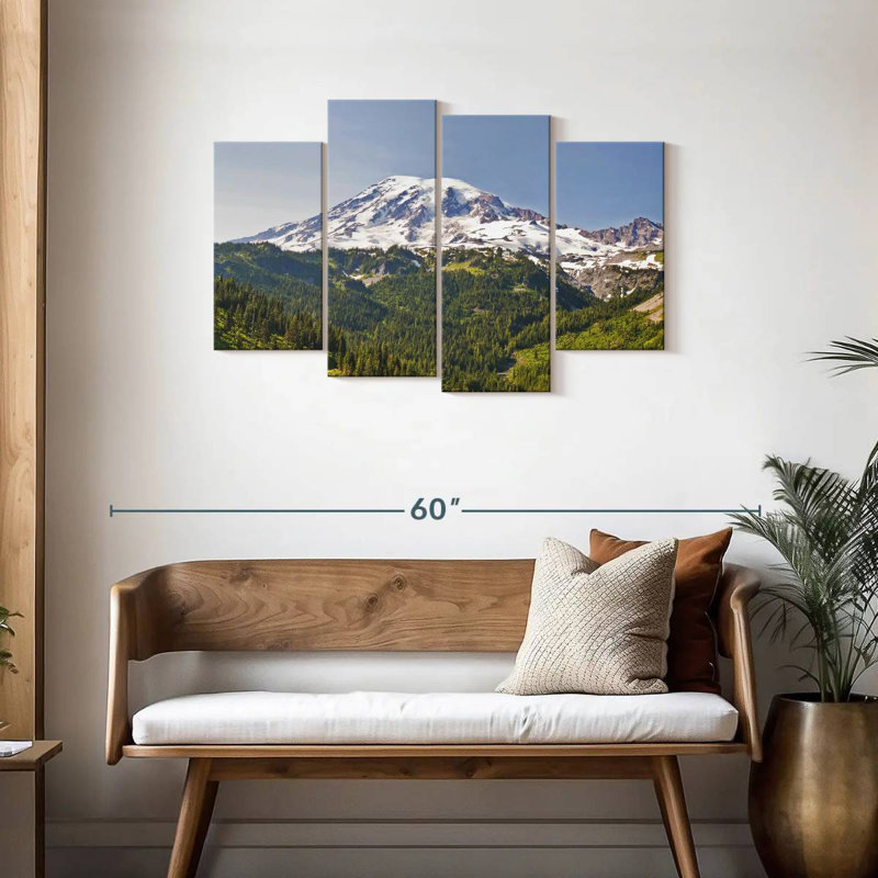 Alvord Mt. Rainier Valley, H 27 po x l 43 po