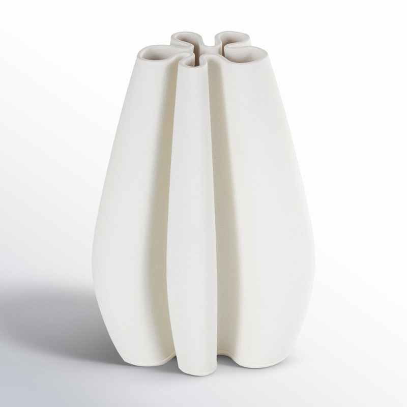 Bonnie Ceramic Table Vase, 9.3" H x 6.2" W x 6.2" D