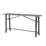 Table de salle à manger rectangulaire L 72 po x l 16 po xin