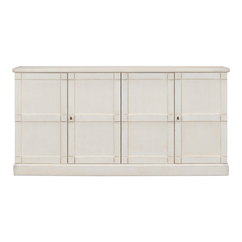 Montgomeryville 75'' W Solid Wood Sideboard, Whitewash