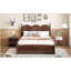 Grand lit plateforme avec 2 grands tiroirs et lit simple TG-1392830733