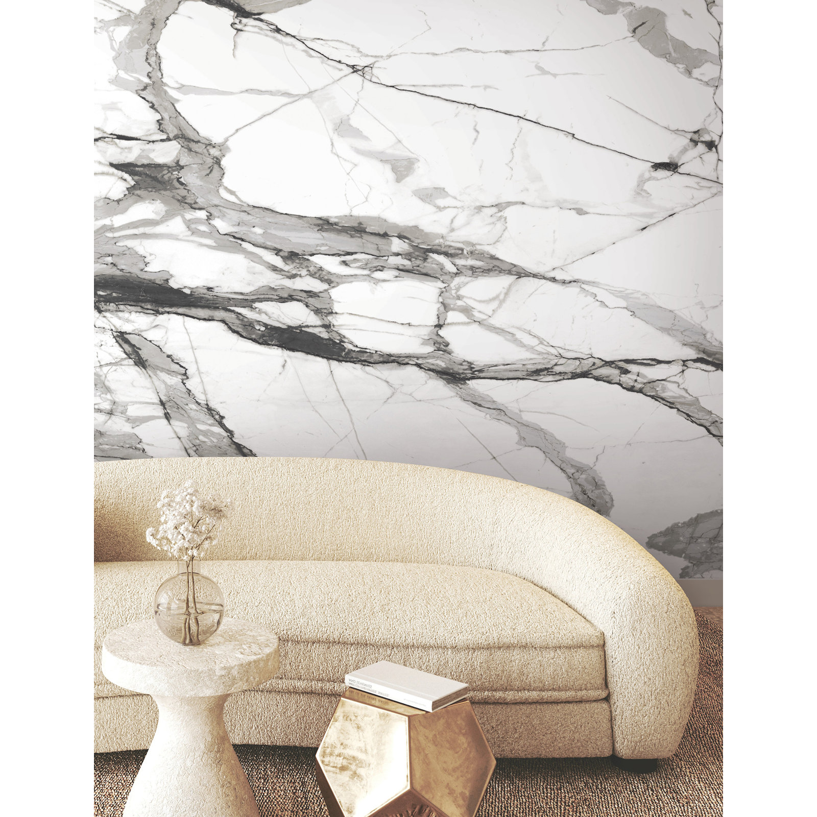 Veola Wall Murals, Black/White