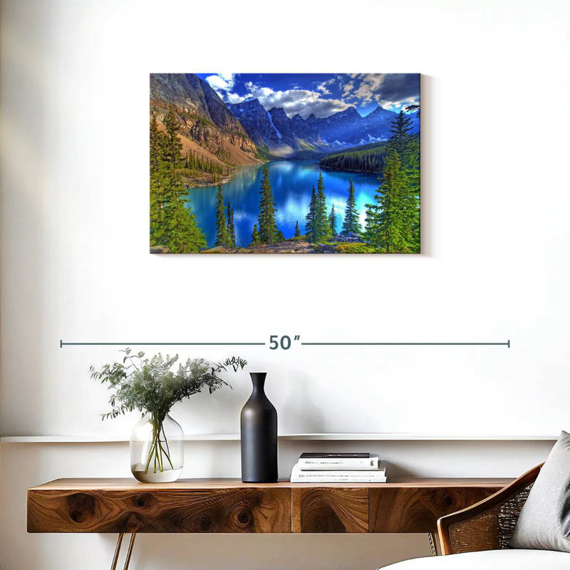 Alvord, lac de montagne Banff, H 20 po x l 30 po