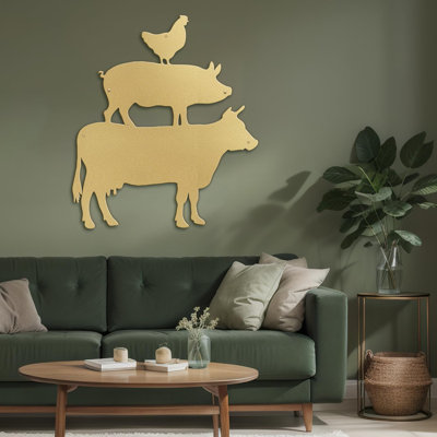 Décoration murale en métal