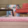 Myshaggy Collection Rugs Solid Design in Pink