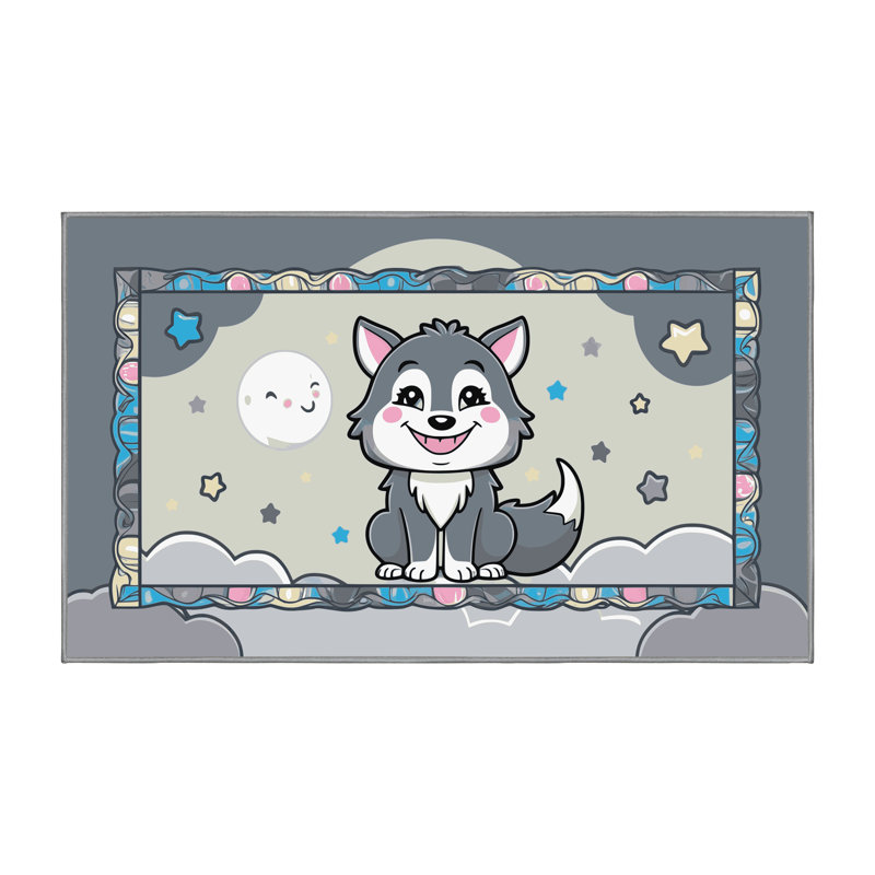 Tapis de vacances d'Halloween The Holiday Aisle®, Tapis de couloir 2 pi x 4 pi