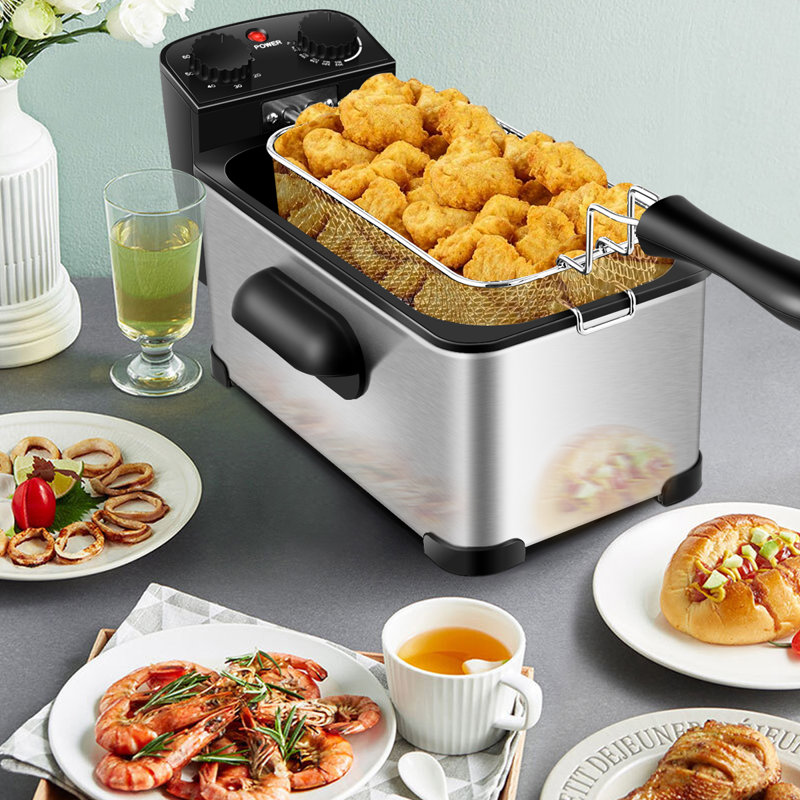 Friteuse à panier avec minuterie 3 litres Costway