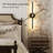 Battery Operated Wall Sconces with Remote Control, 24'' LED Flush Mounted Sconces-18311369