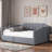 Upholstered Daybed With Underneath Storage And Vertical Striped Design-780926206